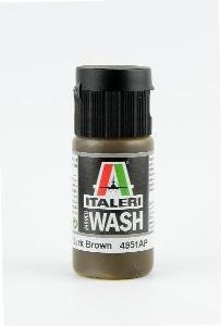 Italeri 4951AP Model Wash: DARK BROWN 20ml