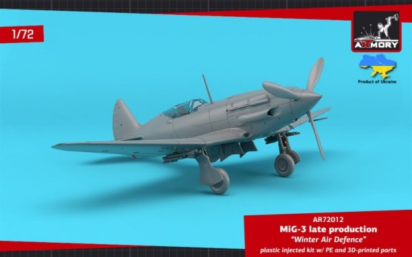Armory Models 72012 MiG-3 late production - "Winter Air Defence" 1/72