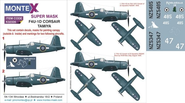 Montex K32335 F4U-1D CORSAIR 1/32