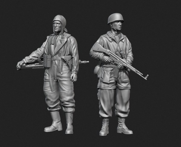 Panzer Art FI35-133 German fallschirmjäger Oder Front set 1/35