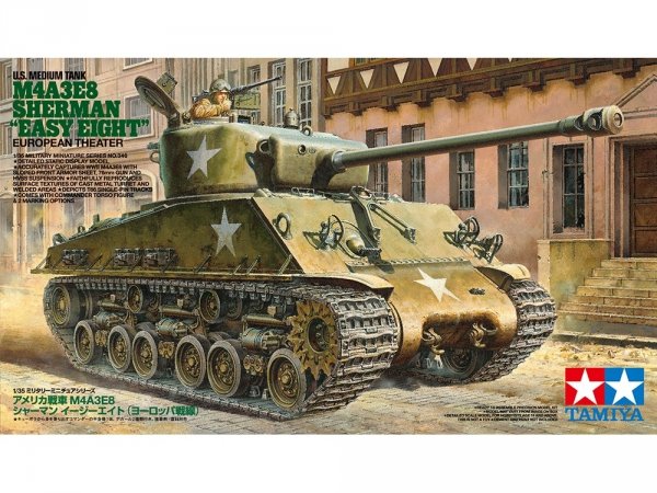 Tamiya 35346 U.S. Medium Tank M4A3E8 Sherman Easy Eight