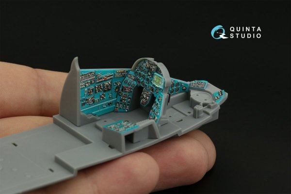 Quinta Studio QDS-48356 Mi-24D 3D-Printed &amp; coloured Interior on decal paper (Trumpeter) (Small version) 1/48