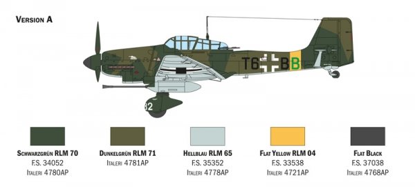 Italeri 2830 Ju 87 G-1 Stuka Kanonenvogel 1/48