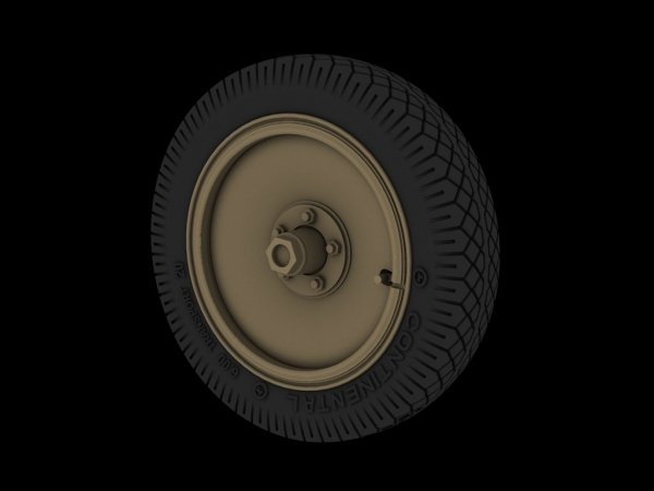 Panzer Art RE35-208 Road wheels for FlaK/Nebelwerfer trailers (commercial pattern A) 1/35