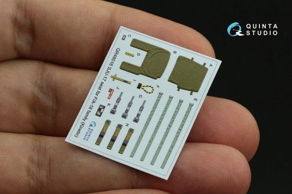 Quinta Studio QR48016 SJU-17 ejection seat for F/A-18 family (Kinetic) 1/48