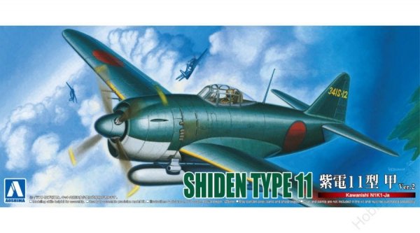 Aoshima 05189 Kawanishi N1K1-Ja Shiden Type 11 Kou Ver.2 1/72