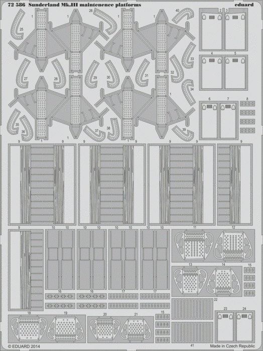 Eduard BIG7289 SUNDERLAND Mk. III 1/72 ITALERI