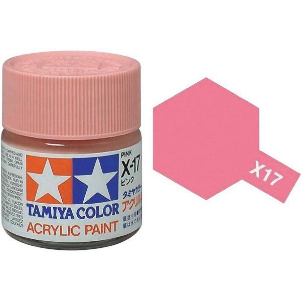 Tamiya 81017 Acryl X-17 Pink Gloss 23ml