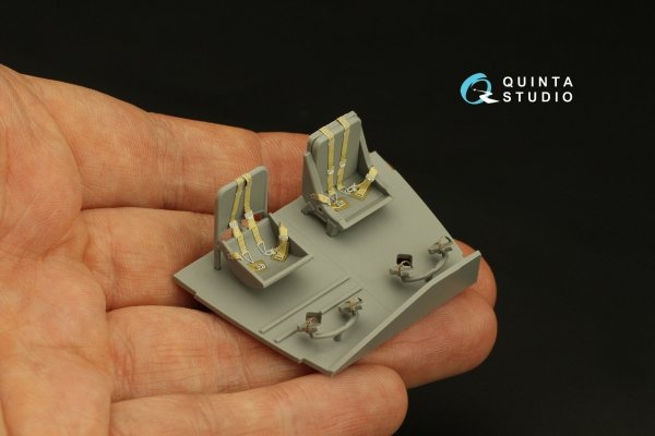 Quinta Studio QDS-48407 Go 242A-B 3D-Printed coloured Interior on decal paper (ICM) (Small version) 1/48