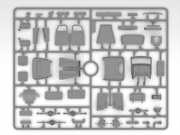 ICM 35596 BM-13-16 on G7107 chassis with Soviet crew 1/35