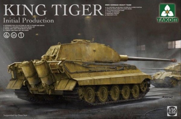Takom 2096 King Tiger Inital production 1/35