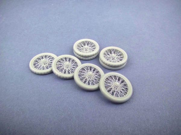 Copper State Models A35-002 Lanchester Wire Wheels 1/35