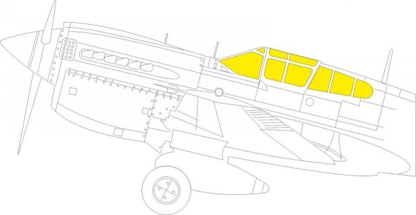 Eduard BIG33133 P-40M part I TRU 1/32