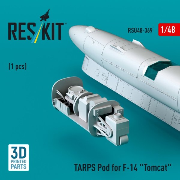 RESKIT RSU48-0369 TARPS pod for F-14 "Tomcat" (1 pcs) (3D printed) (1/48) 