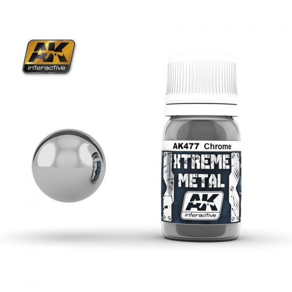 AK Interactive AK477 XTREME METAL CHROME 30ml