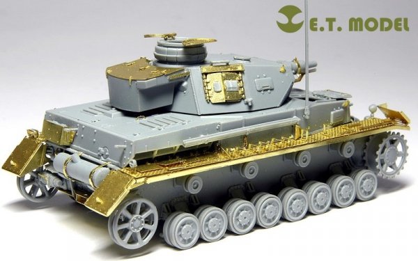 E.T. Model E72-007 WWII German Pz.Kpfw.IV Ausf. F1 For DRAGON 7321 1/72