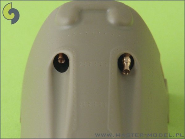 Master AM-32-005 Bf 109 E3 - E9, T armament set (MG 17 tips, MG FF barrels) (1:32)