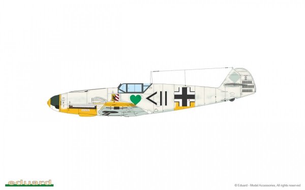 Eduard 70154 Bf 109F-2 ProfiPACK 1/72