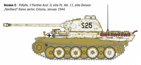 Italeri 90290 Pz. Kpfw. V Panther Ausf. D 1/35