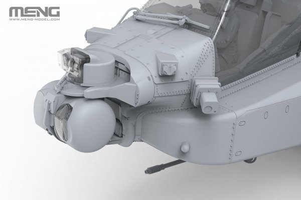 Meng Model QS-005S AH-64 D Saraf - Heavy Attack Helicopter (Israeli Air Force) with Figures 1/35