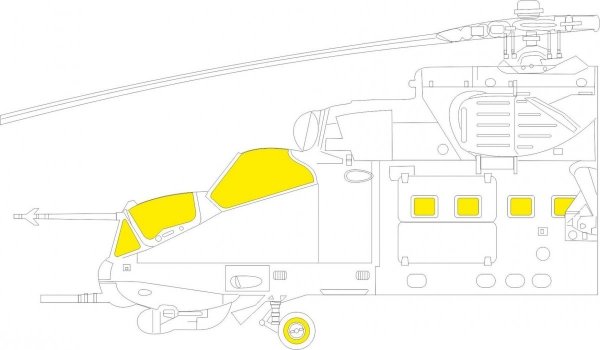  Eduard EX842 Mi-24D TRUMPETER 1/48