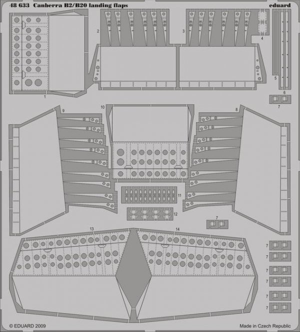 Eduard 48634 B-24 bomb bay REVELL/MONOGRAM (1:48)