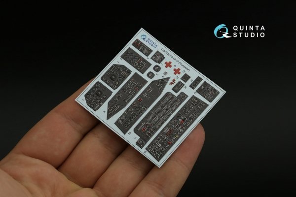 Quinta Studio QDS-35110 Mi-17 3D-Printed coloured Interior on decal paper (Trumpeter) (Small version) 1/35