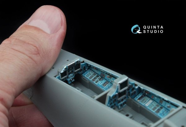 Quinta Studio QD48047 Su-30MKK 3D-Printed &amp; coloured Interior on decal paper (for HobbyBoss kit) 1/48