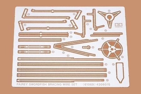 Tamiya 61069 Fairey Swordfish Etched Parts Photo Etched Bracing Wire