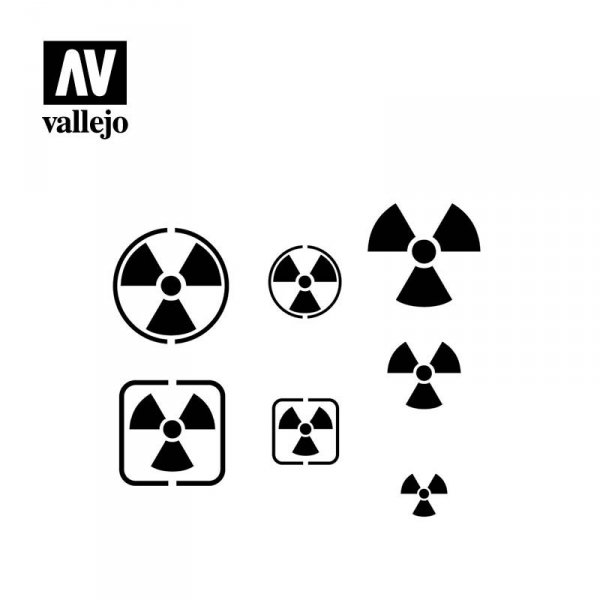Vallejo ST-SF005 Radioactivity Signs