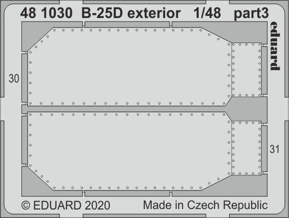 Eduard 481030 B-25D exterior 1/48 REVELL
