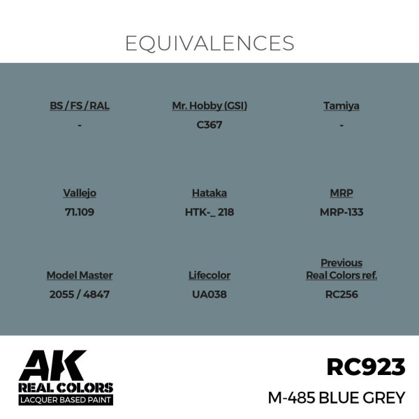 AK Interactive RC923 M-485 Blue Grey 17 ml