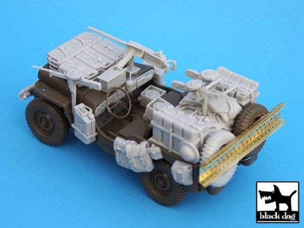 Black Dog T35014 British SAS Jeep Africa for TamiyaItaleri 1/35