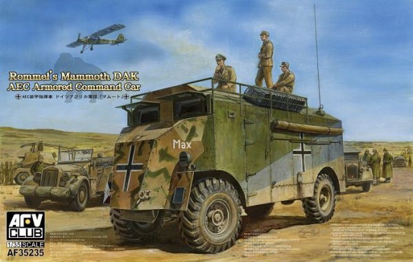 AFV Club 35235 Rommels Mammoth DAK Armoured Command Car