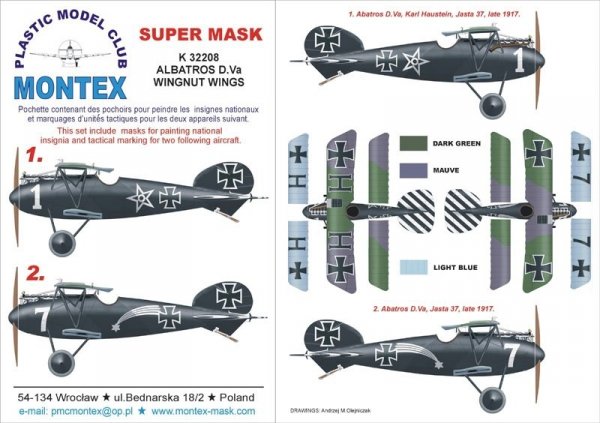 Montex K32208 ALBATROS D Va 1/32