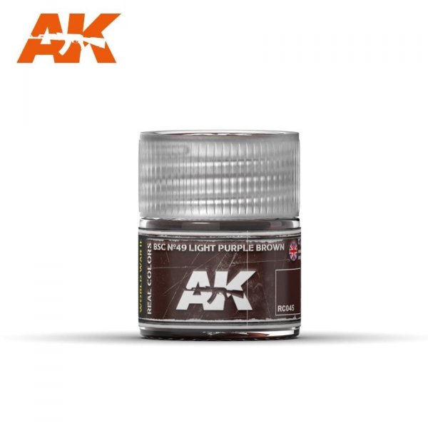 AK Interactive RC045 BSC Nº49 LIGHT PURPLE BROWN 10ml