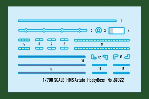Hobby Boss 87022 HMS Astute (SSN) 1:700