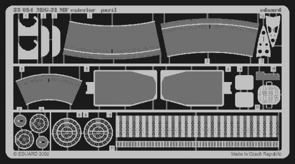 Eduard 32054 MiG-21MF exterior 1/32 Trumpeter