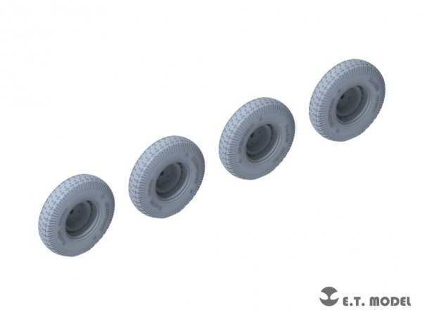 E.T. Model P35-106 WWII German Sd.Kfz.234 Large Diameter Weighted Wheels Type.6 1/35