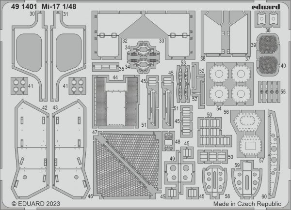 Eduard 491401 Mi-17 Trumpeter 1/48