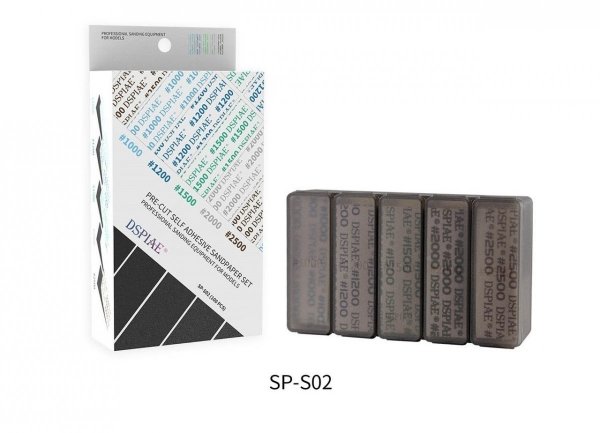 DSPIAE SP-S02 Adhesive Sanding Paper Sets 1000-2500, 100 pcs per Set