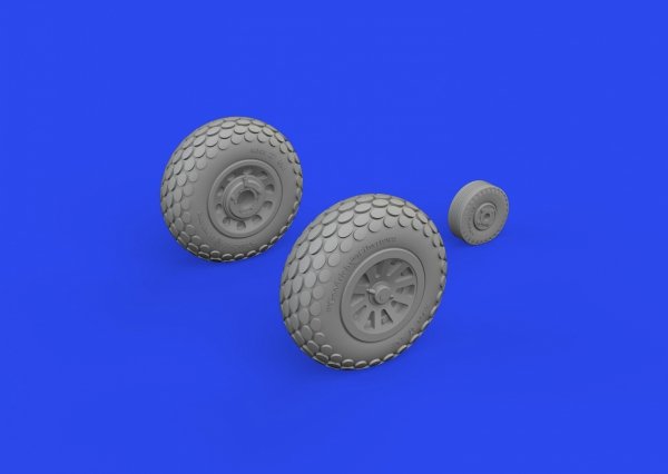 Eduard 672367 P-51D wheels oval tread EDUARD 1/72