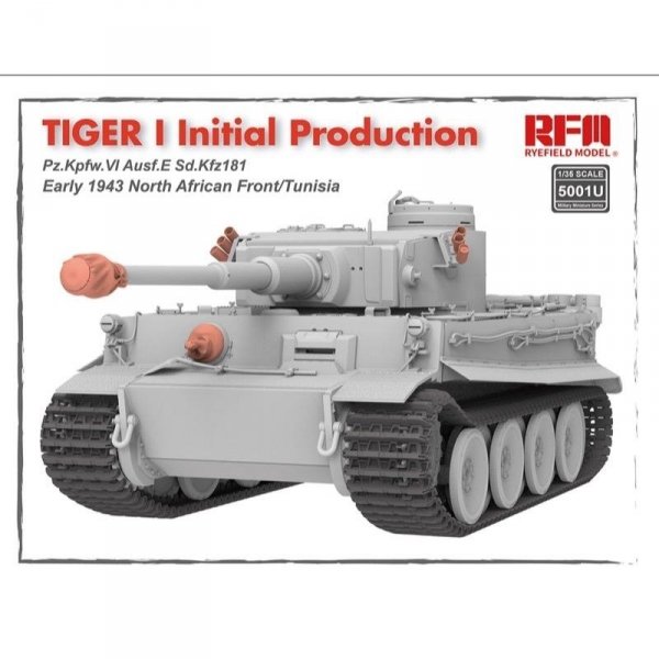 Rye Field Model 5001U Tiger 1 Initial Production Early 1943 1/35