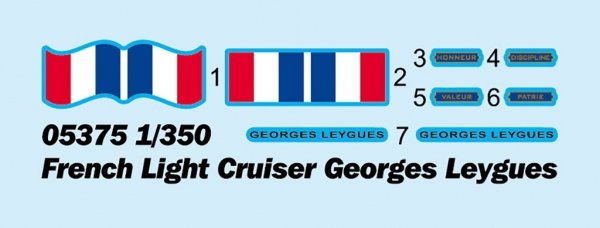 Trumpeter 05375 French Light Cruiser Georges Leygues 1/350