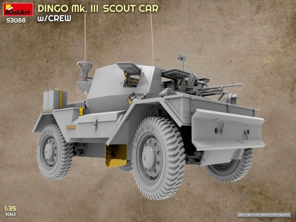 MiniArt 53088 DINGO Mk. III SCOUT CAR w/CREW 1/35
