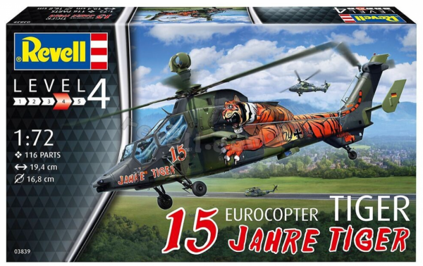 Revell 03839 Eurocopter Tiger 15 Jahre Tiger 1/72