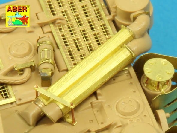 Aber 35A127 Feifel air cleaners tubes for early Tiger I, Ausf.E (Sd.Kfz.181) (1:35)