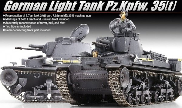 Academy 13280 German Light Tank Pz.Kpfw. 35(t) (1:35)