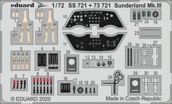 Eduard SS721 Sunderland Mk. III 1/72 SPECIAL HOBBY