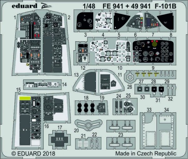 Eduard FE941 F-101B 1/48 KITTY HAWK